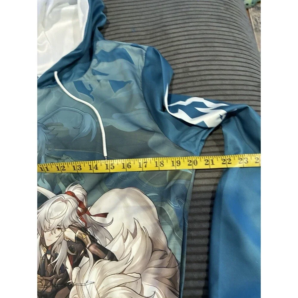 Honkai Star Rail Jing Yuan Hoodie Cosplay Life Anime Pullover Sweatshirt M NWT